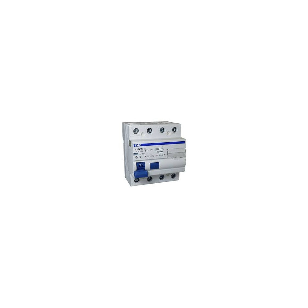 Interrupteur différentiel 4x63A - 30 mA - 10KA type AC | THERM ELEC Interrupteur différentiel 4x63A - 30 mA - 10KA type AC | THERM ELEC